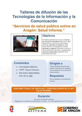 Imagen Taller "Servicios de salud pública online en Aragón: Salud informa"