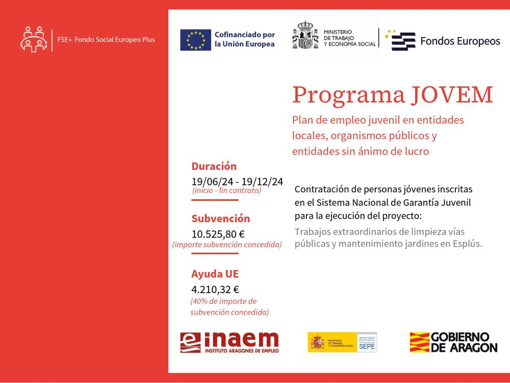 Imagen Contratación de un peón. Plan de Garantía Juvenil 2024