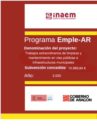 Imagen Contratación de peón con programa Emple-Ar