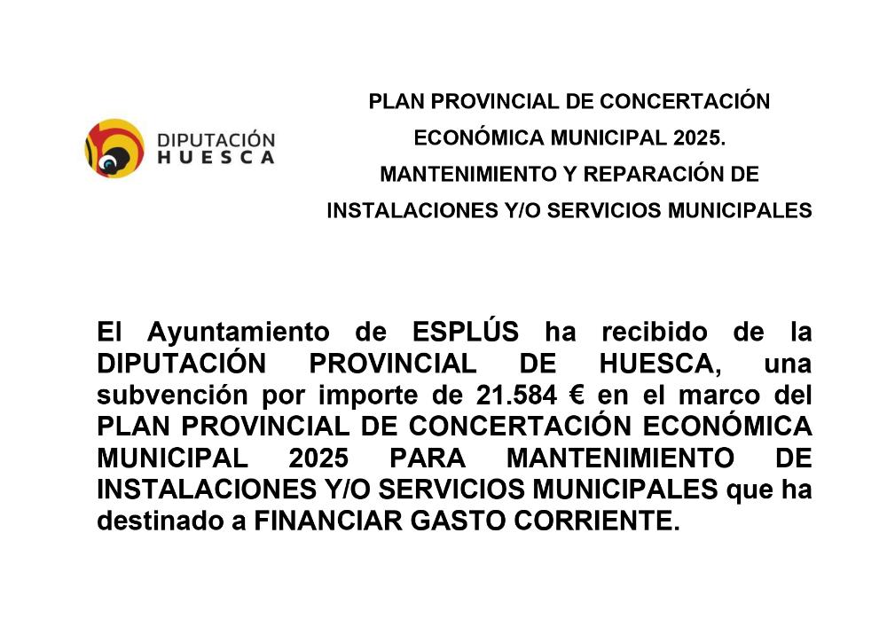 Imagen Plan provincial de concertación económica municipal para 2025