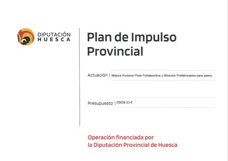 Imagen Mejora de accesos a la pista polideportiva y módulos prefabricados para...
