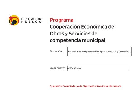 Imagen Acondicionamiento explanadas frente a pista polideportiva y futuro...